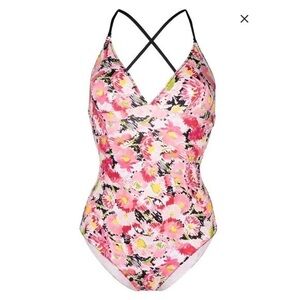 Stella McCartney Pink Floral One Piece Swimsuit NWT